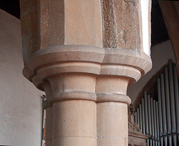 A capital in the north arcade May 2012